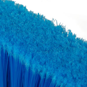 Escoba Lobby Duo-Sweep Light Industrial Ancha con Mango Metálico Azul