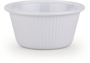 Ramekin para salsa ondulado 3 oz melamina blanco