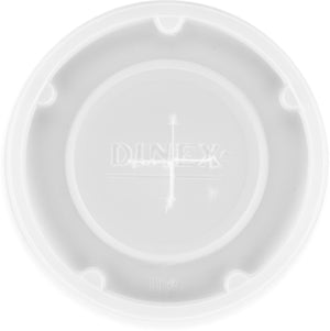 Tapa desechable con ranura para popote 2.695" translúcida caja con 1000