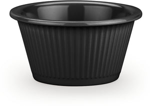 Ramekin para salsa ondulado 2 oz melamina negro