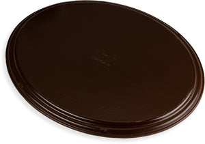 Charola ovalada Griptite 2 27" x 22" café