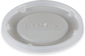 Tapa translúcida Dinex para vaso 2.625" caja con 1000