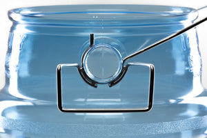 Cubeta corta Saf-T-Ice para hielo azul