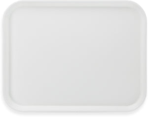 Charola Glasteel 18" x 14" blanco hueso
