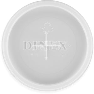 Tapa Classic desechable con ranura para popote 2.393" translúcida caja con 1000