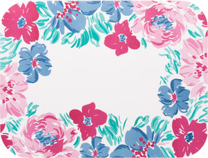Cubierta desechable para charola patrón Jane's Bouquet 12-3/4"x16-5/8" paquete con 1000 piezas