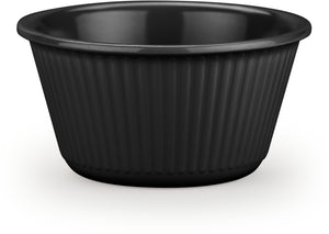 Ramekin ondulado 4 oz melamina negro