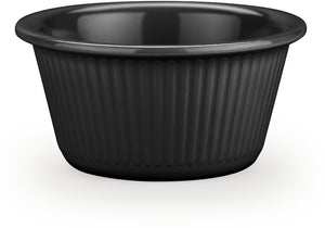 Ramekin para salsa ondulado 3 oz melamina negro
