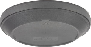 Base inferior térmica para base de cera 9-1/2" paquete con 12 piezas gris grafito