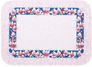 Cubierta desechable para charola patrón Freesia 13-5/8" x 18-3/4" paquete con 1000 piezas