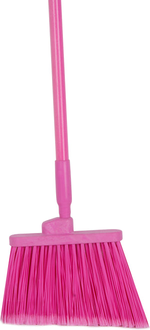 Escoba Angular Duo-Sweep con Cerdas Banderadas 56" Rosa