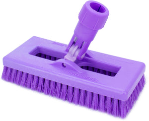 Cepillo Swivel Scrub Codificado 8" Morado