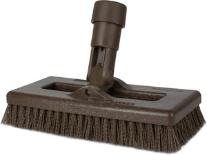 Cepillo Swivel Scrub Codificado 8" Café