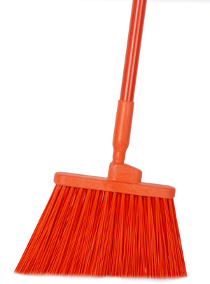 Escoba Angular Duo-Sweep Sin Banderas 56" Naranja