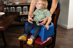 Asiento elevador infantil apilable Cateraide azul