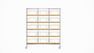 Rack de almacenamiento para domos capacidad 150 piezas acero inoxidable