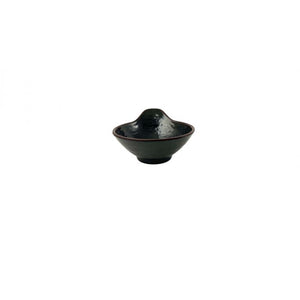 Bowl para dip de melamina Tenmoku 5 oz 4 7/8" x 4 1/4"