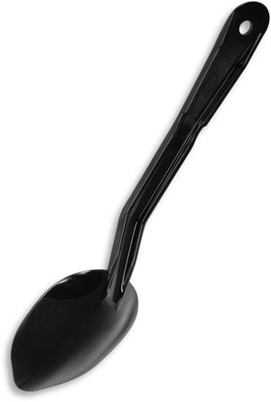 Cuchara sólida alta temperatura 11" negra