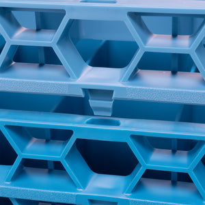 Extensión OptiClean para rack de vasos con 49 compartimentos 1.78" azul Carlisle
