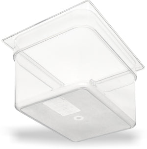 Inserto medio StorPlus de policarbonato 8" profundidad transparente