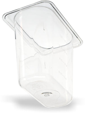 Inserto noveno StorPlus de policarbonato 6" profundidad transparente