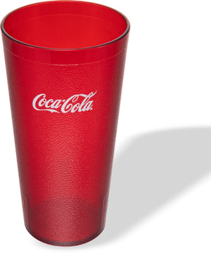 Vaso Coca-Cola Stackable de SAN 32 oz paquete con 72 rubí