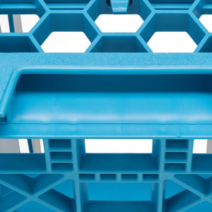 Rack OptiClean para vasos con 9 compartimentos y 2 extensiones 7.12" azul Carlisle