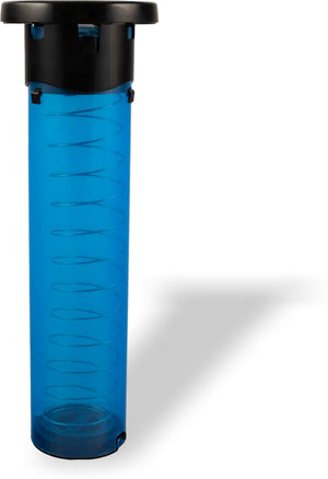 Dispensador Empotrable Euro Sentry para Vasos 4-24 oz Tubo 18" Negro