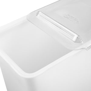 Contenedor de ingredientes con ruedas 27 gal blanco
