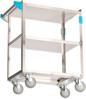 Carro de servicio 15.5" x 24" acero inoxidable