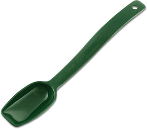 Cuchara sólida para ensalada de policarbonato 0.5 oz 9" verde bosque