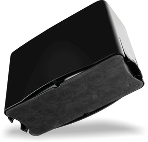 Dispensador de mostrador para toallas dobladas negro