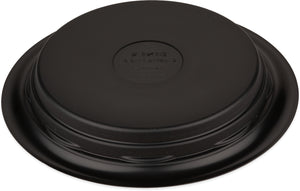 Plato desechable de alta temperatura 8" negro caja con 500
