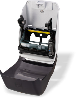 Dispensador Classic Tear-N-Dry para toalla en rollo negro