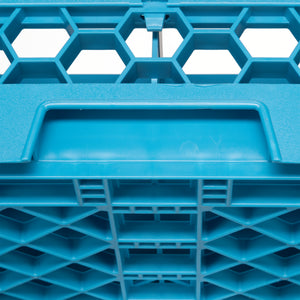 Rack OptiClean para vasos con 16 compartimentos y 1 extensión 5.56" azul Carlisle