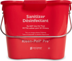 Cubeta sanitaria Kleen-Pail PRO 3 qt roja