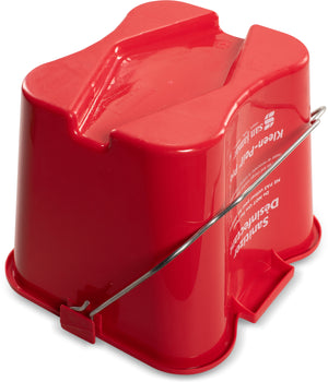 Cubeta sanitaria Kleen-Pail PRO 8 qt roja