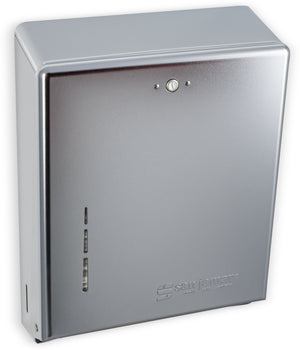 Dispensador metálico para toalla multifold 500 hojas o C-fold 300 hojas cromado