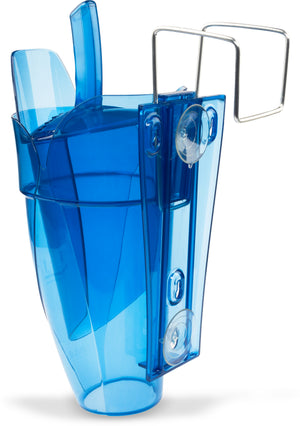 Pala Saf-T-Scoop con Guardian para hielo 64 a 86 oz azul