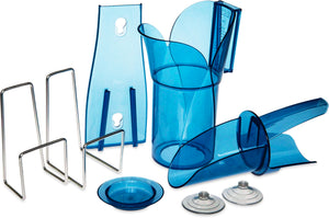 Pala Saf-T-Scoop con Guardian para hielo 12 a 16 oz azul