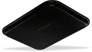Charola rectangular Glasteel 13.75" x 10.6" negra