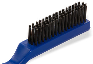 Cepillo Raspador Sparta con Cerdas de Acero al Carbón 11" Azul