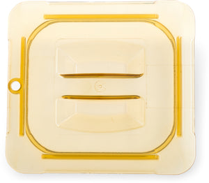 Tapa universal StorPlus High Heat con asa para inserto sexto ámbar