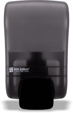 Dispensador manual Rely para jabón líquido y loción 900 ml negro