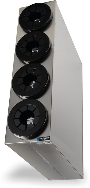 Gabinete Sentry de Acero Inoxidable para Vasos 4 Niveles Cromo