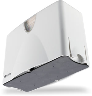 Dispensador de mostrador para toallas dobladas blanco