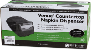 Dispensador de servilletas Venue de pared negro