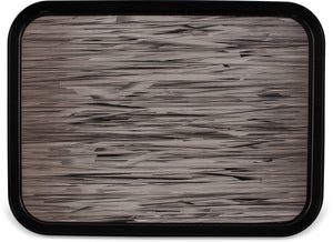 Charola antiderrapante Glasteel cantera 15" x 20" negro