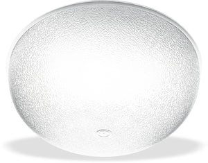 Bowl redondo Pebbled de policarbonato 18 qt transparente
