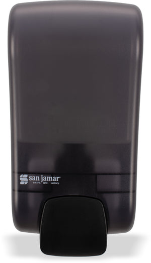Dispensador manual Rely para jabón líquido y loción 1300 ml negro